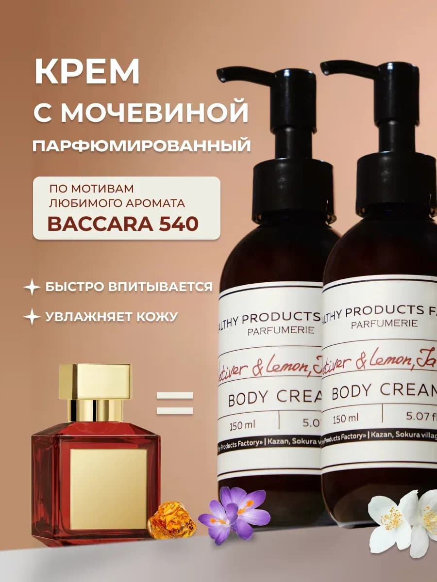 Крем лосьон для тела 3в1 парфюмированный с мочевиной