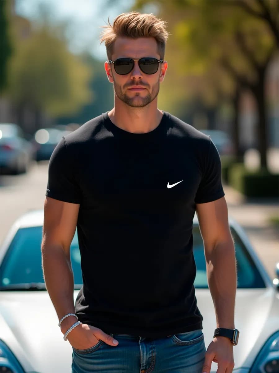 Футболка с принтом