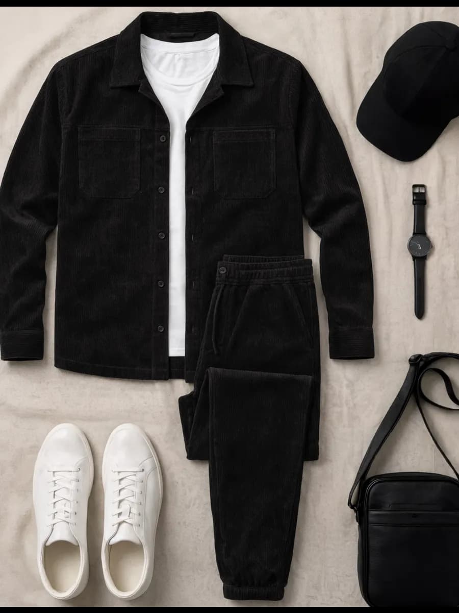 Вельветовый костюм двойка