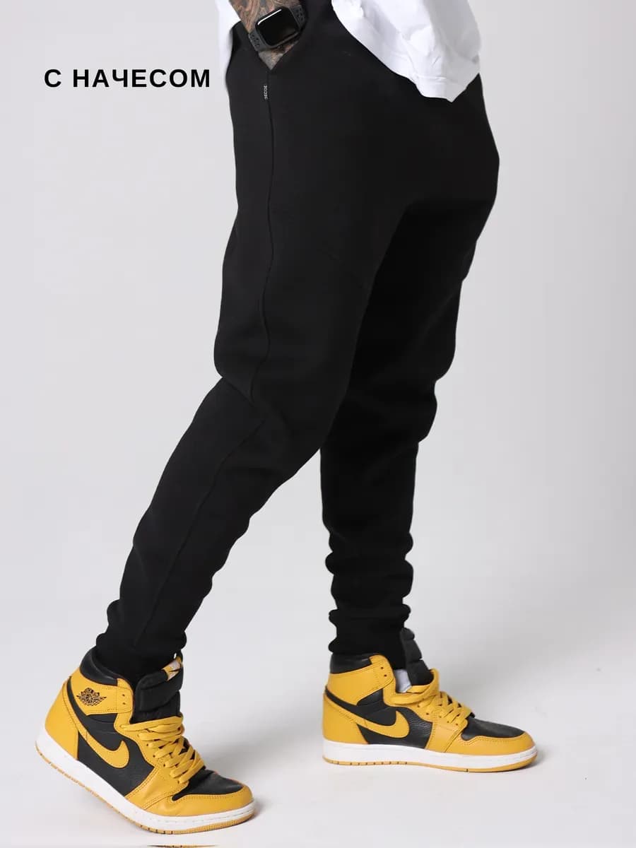 Спортивные штаны теплые с начесом