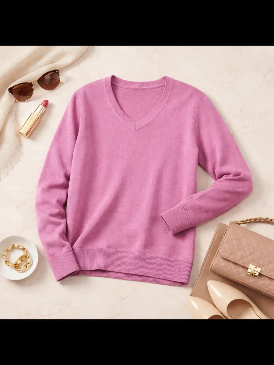 Пуловер с длинным рукавом