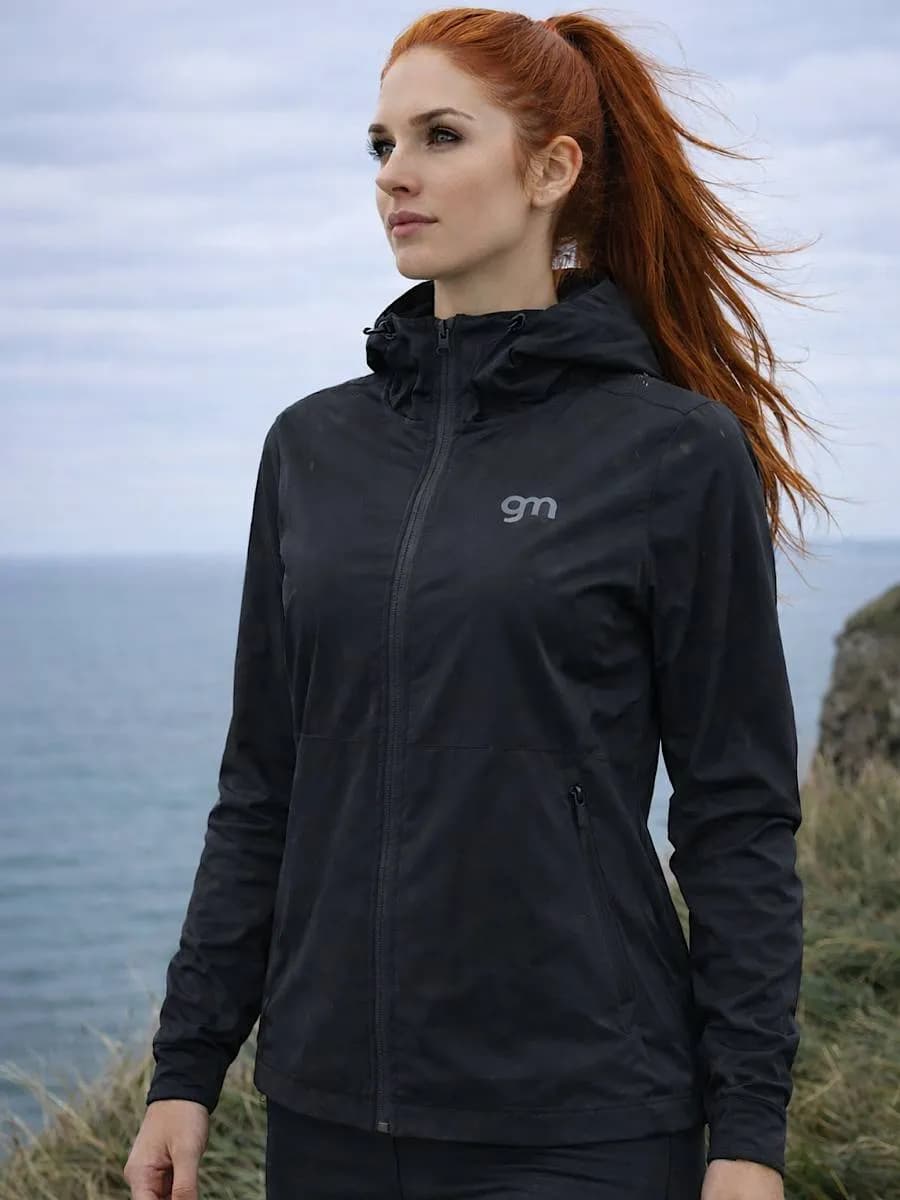 Ветровка с капюшоном спортивная на молнии