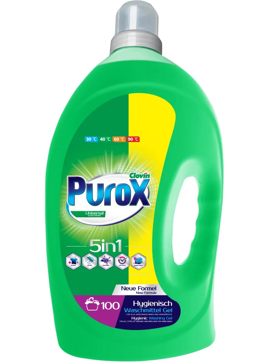 Purox Universal Гель для стирки 5в1, 3л