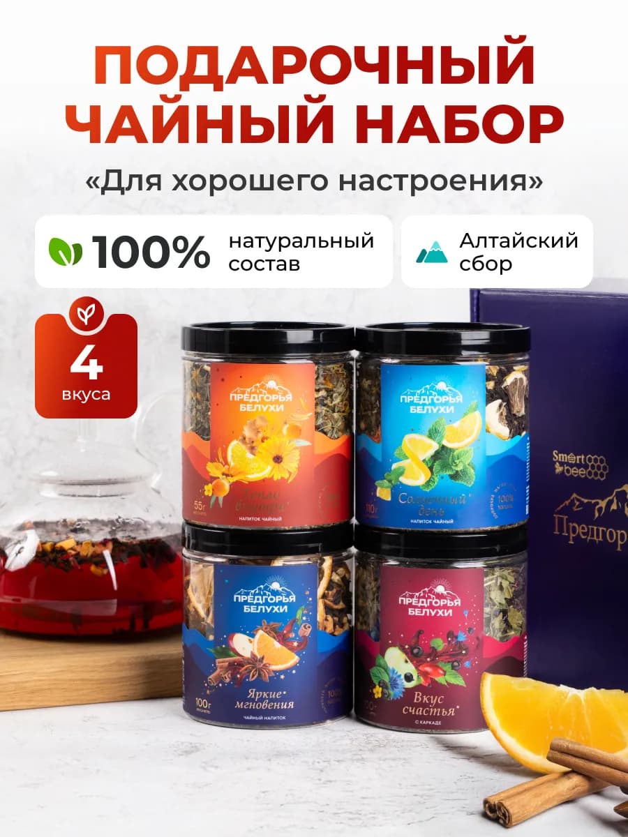 Набор чая травяной Для хорошего настроения