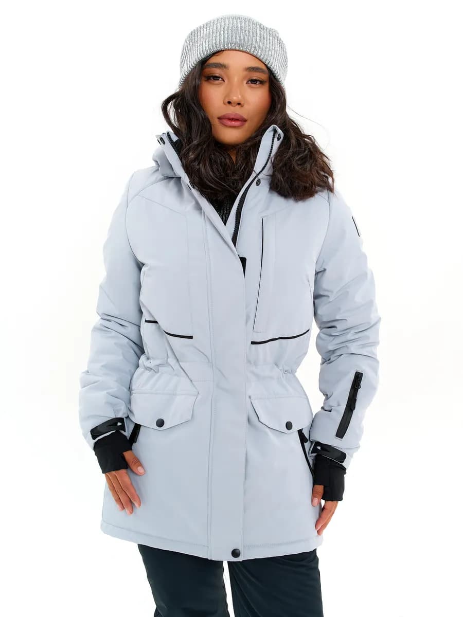 Куртка зимняя спортивная с капюшоном