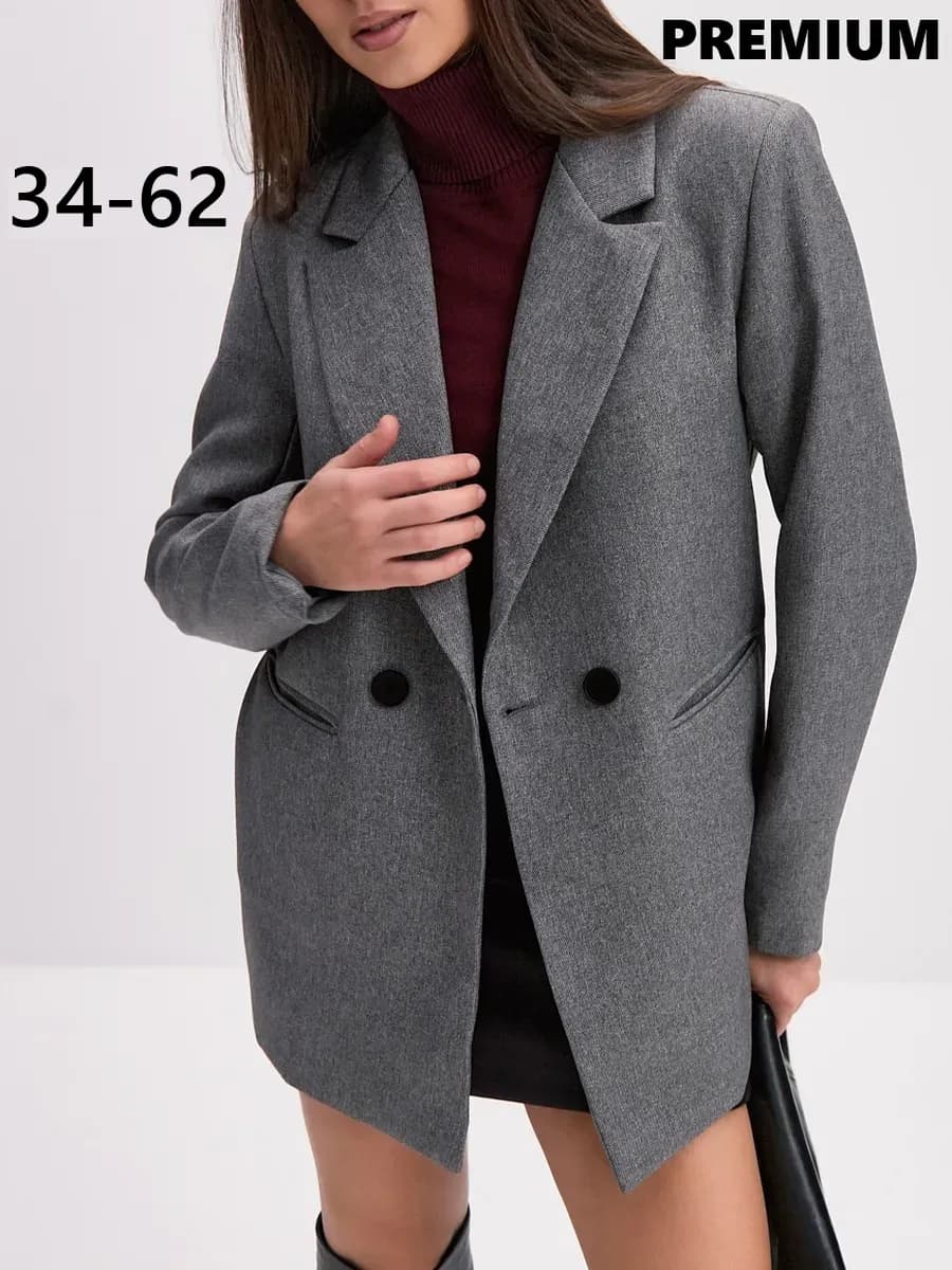 Пиджак повседневный классический оверсайз