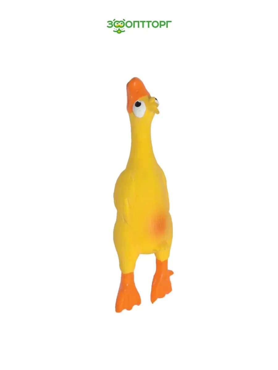 игрушка из латекса "Утка" для собак 14 см