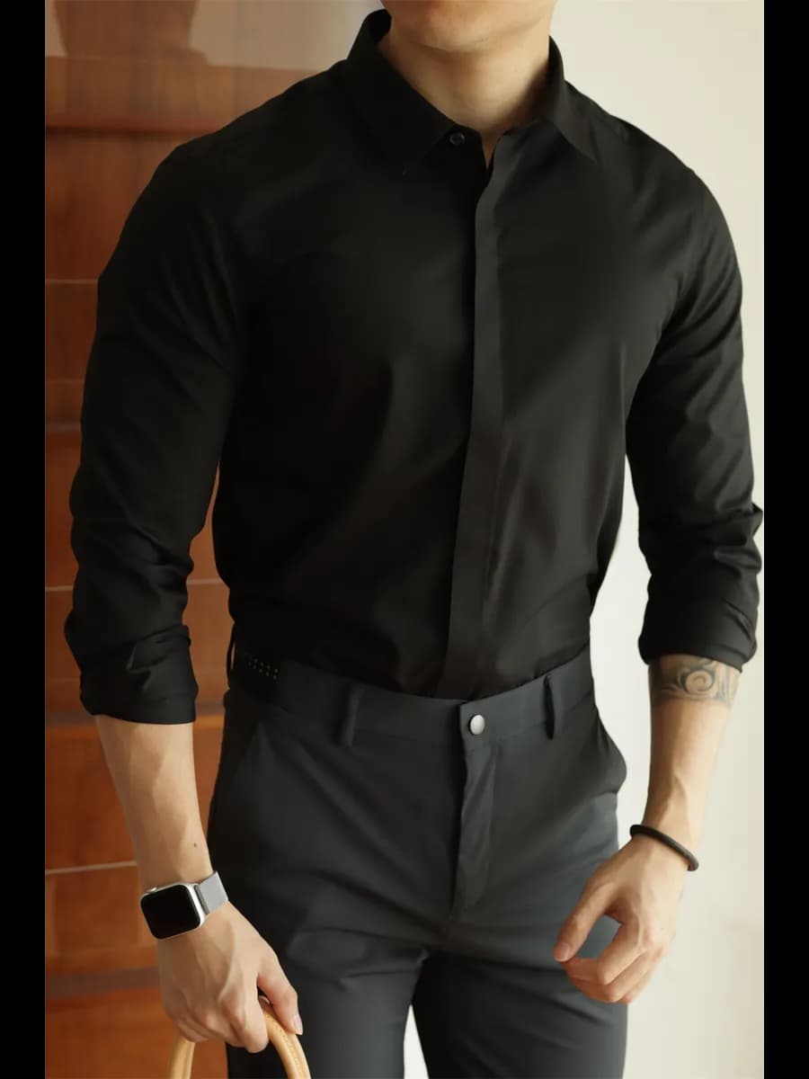 Рубашка с длинным рукавом