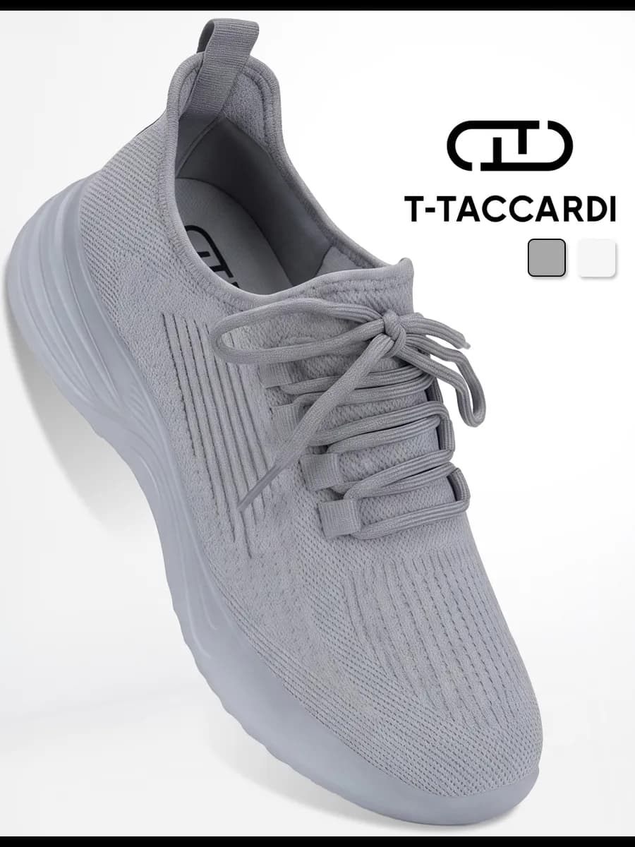 Дышащие текстильные кроссовки для фитнеса и зала серые