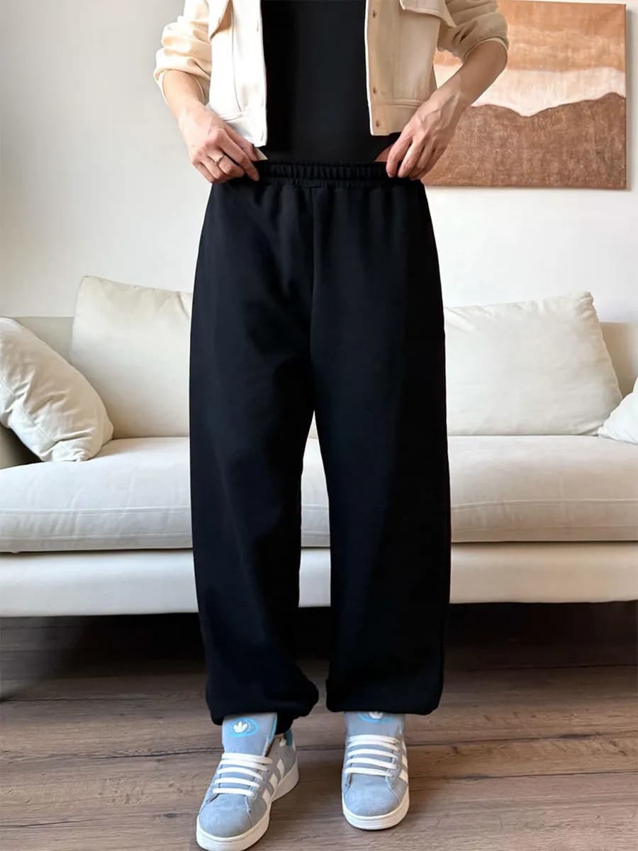 Плотные спортивные штаны джоггеры оверсайз