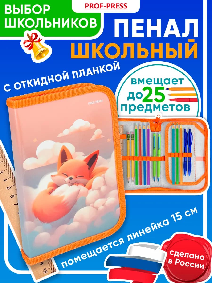 Пенал школьный для девочки