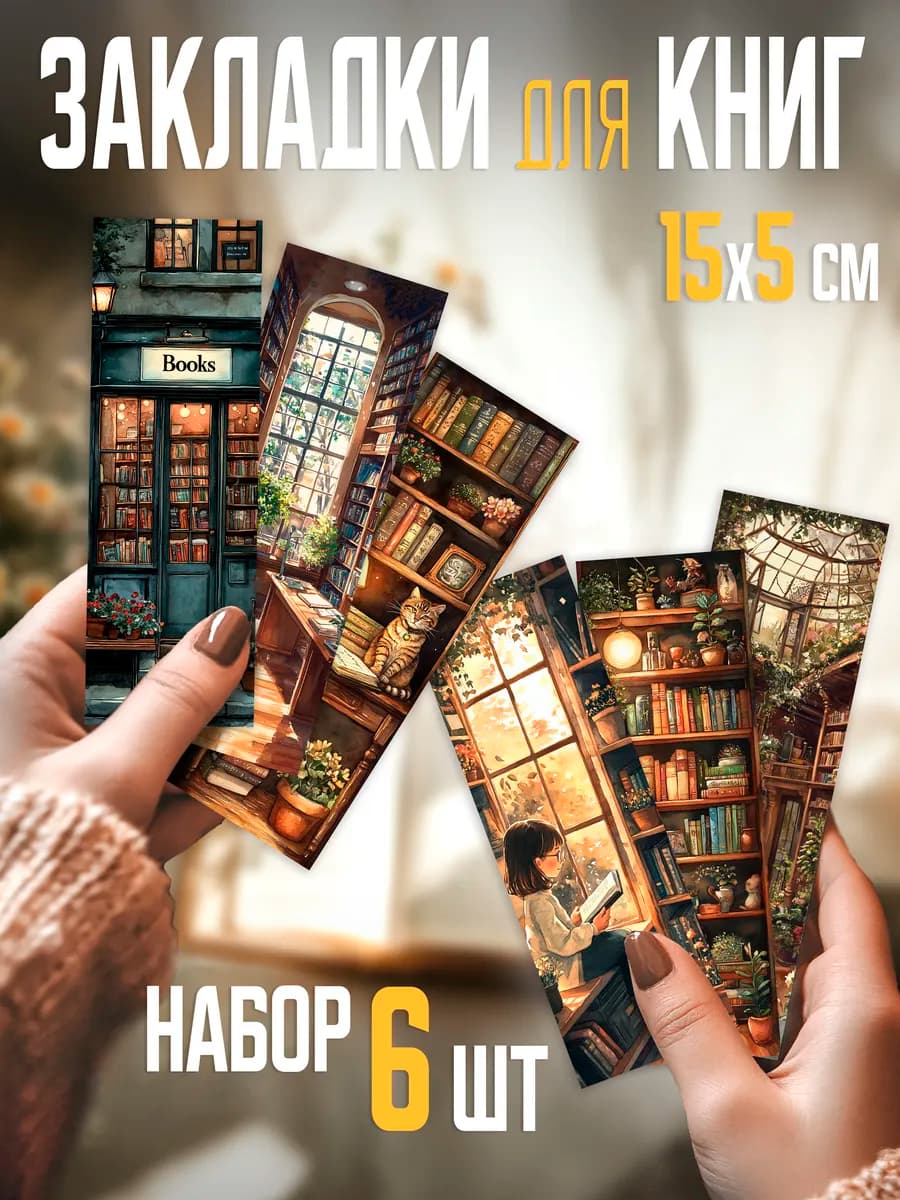 Закладки для книг набор