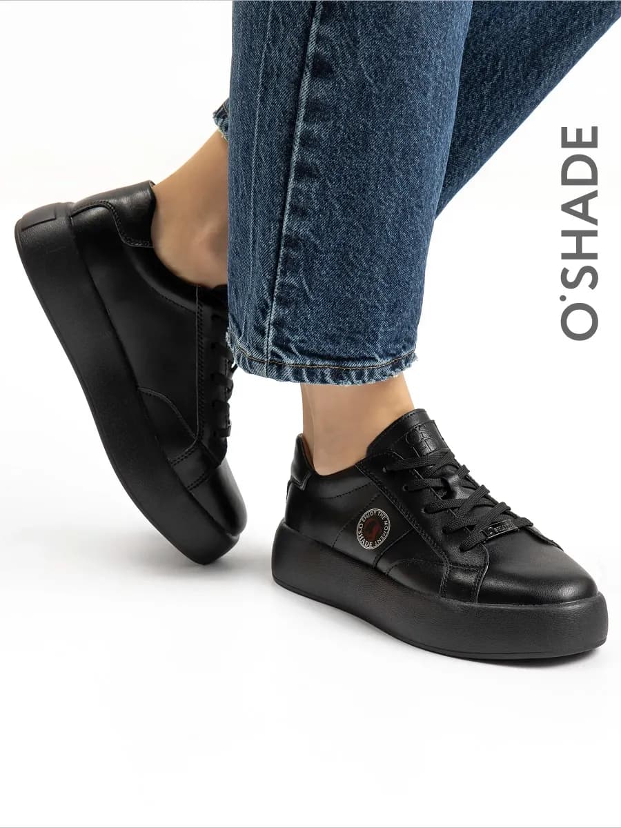 Кеды женские черные