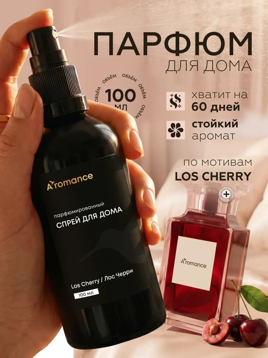 Парфюмерный спрей ароматизатор для дома Los Cherry
