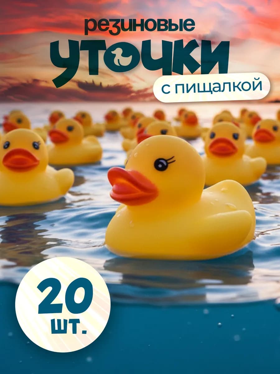 Уточка резиновая игрушка
