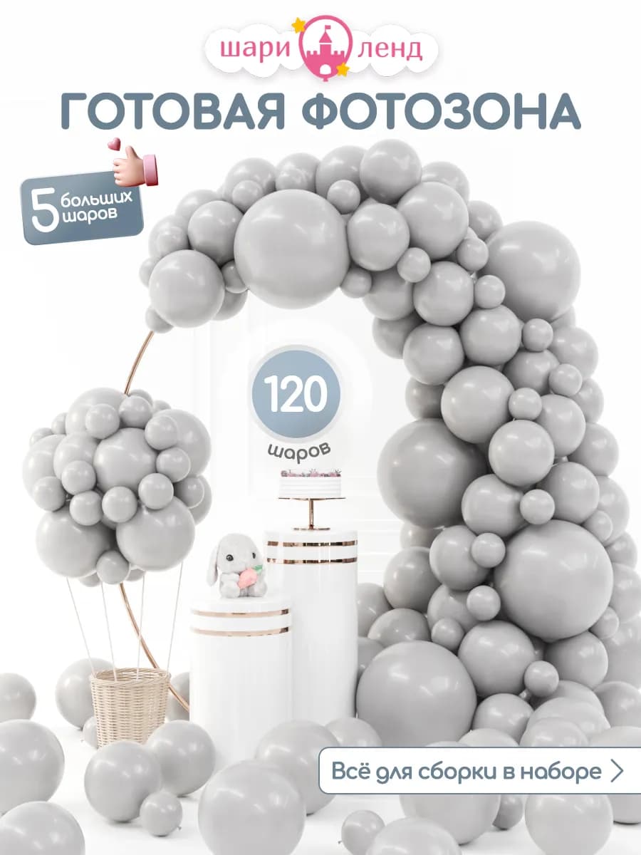 Набор воздушных шаров для фотозоны