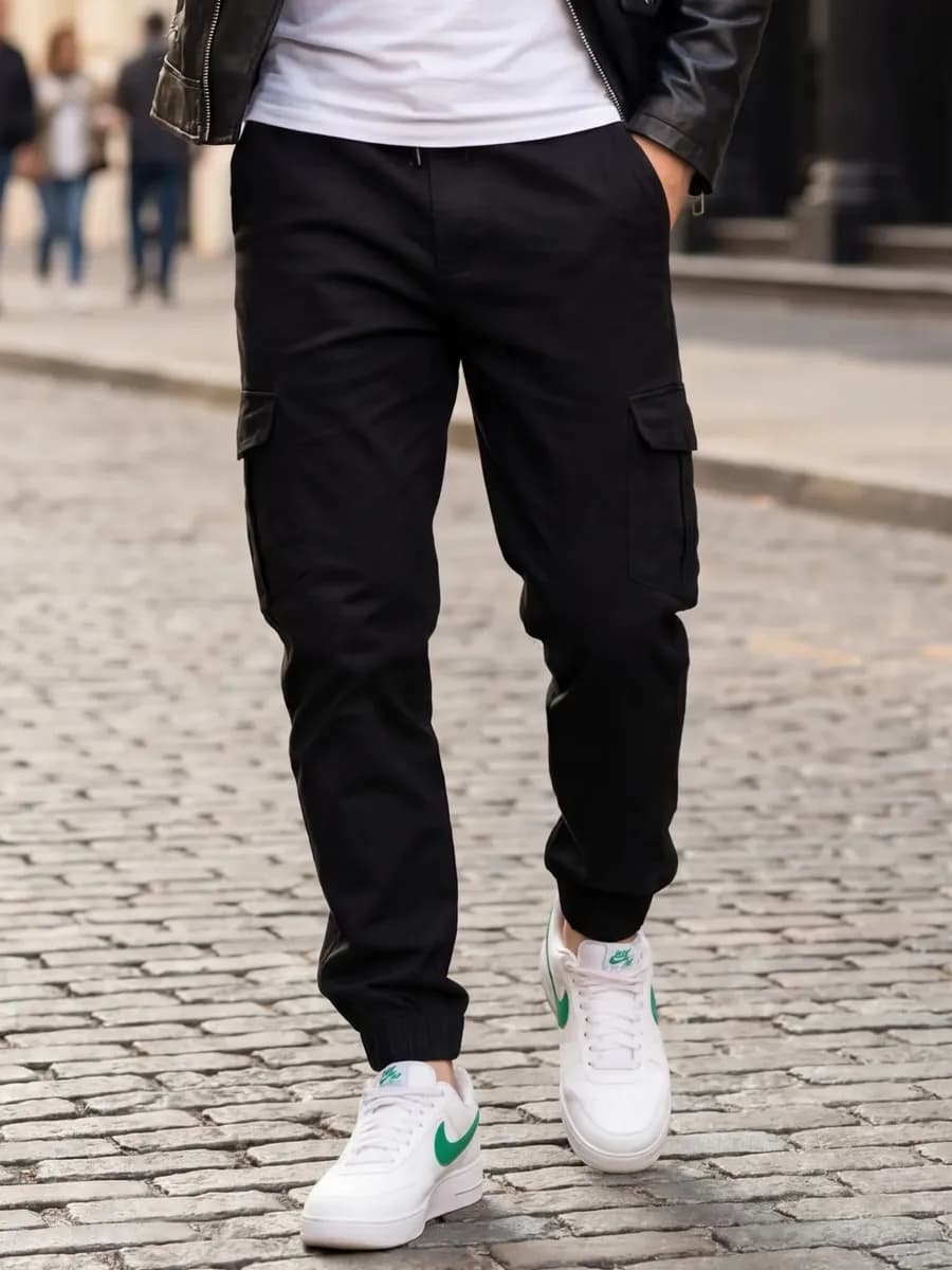 Брюки мужские джоггеры спортивные карго