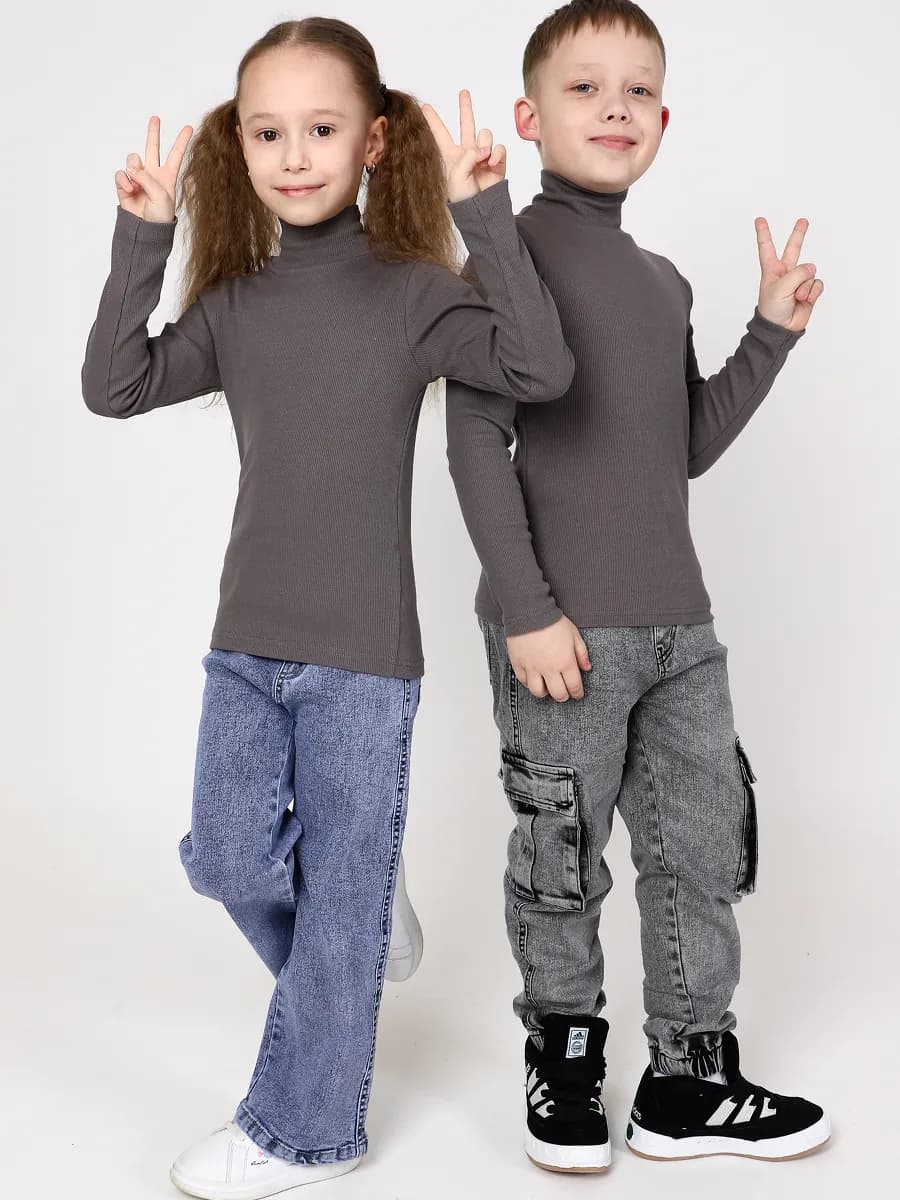 Водолазка кашкорсе однотонная базовая