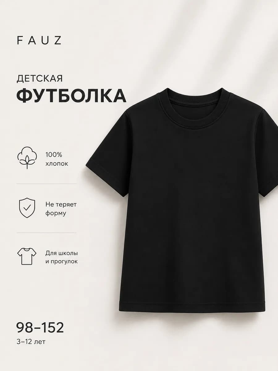 Футболка базовая детская
