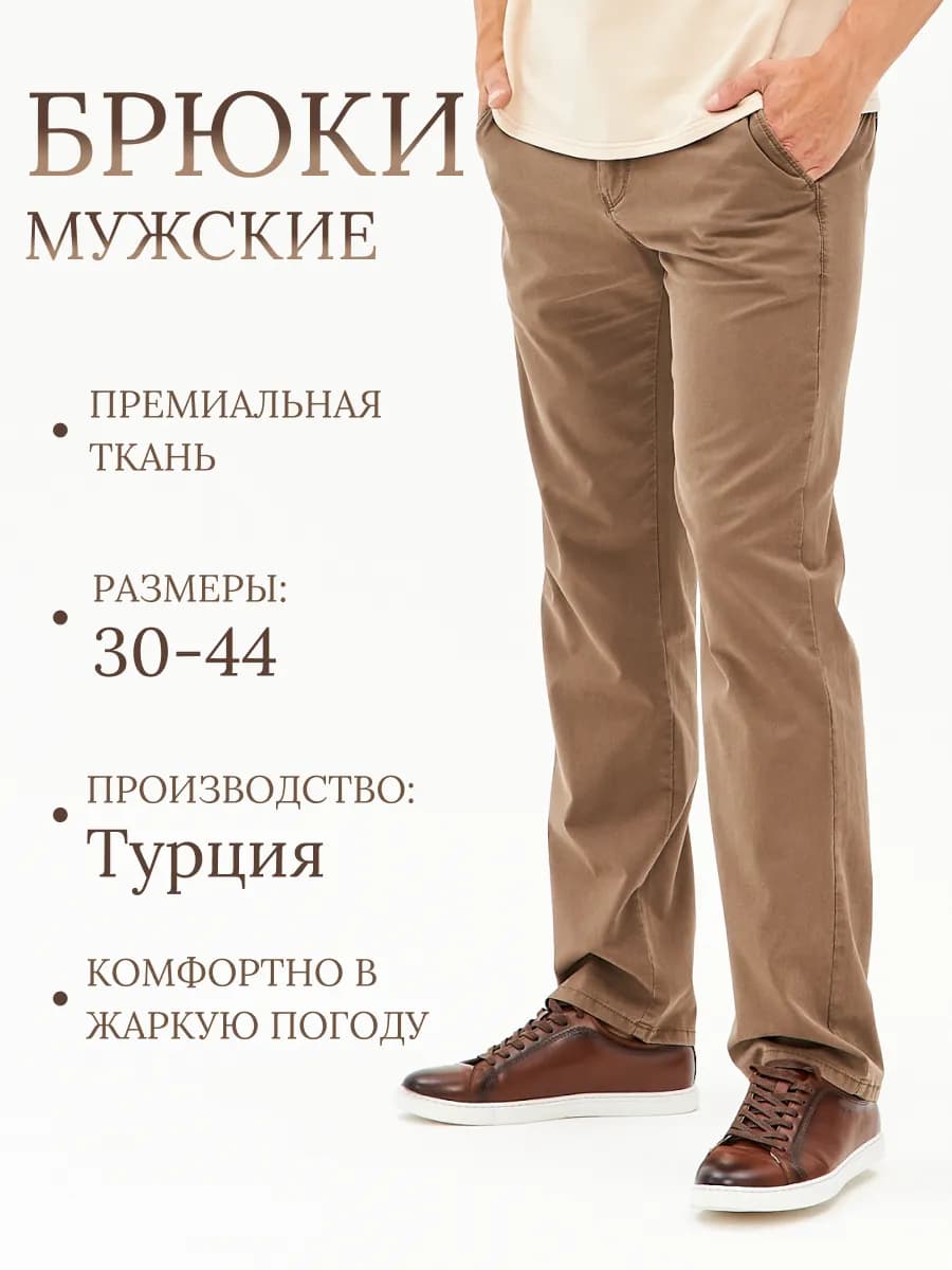 Брюки летние мужские