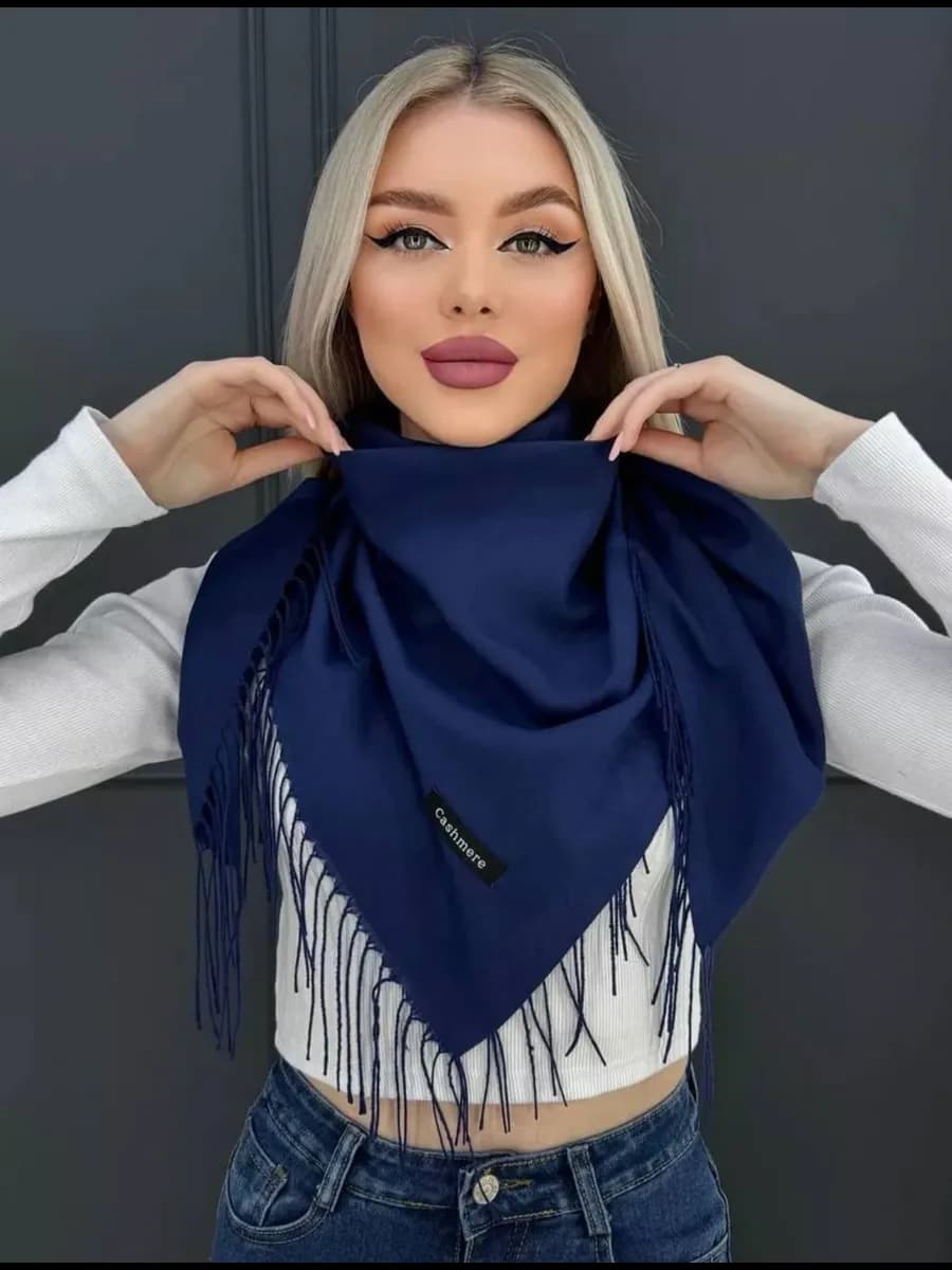 Шарф осенний платок палантин