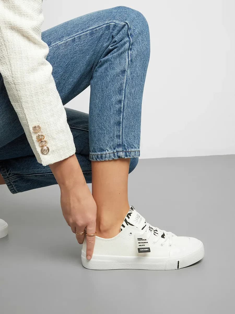 Кеды белые женские