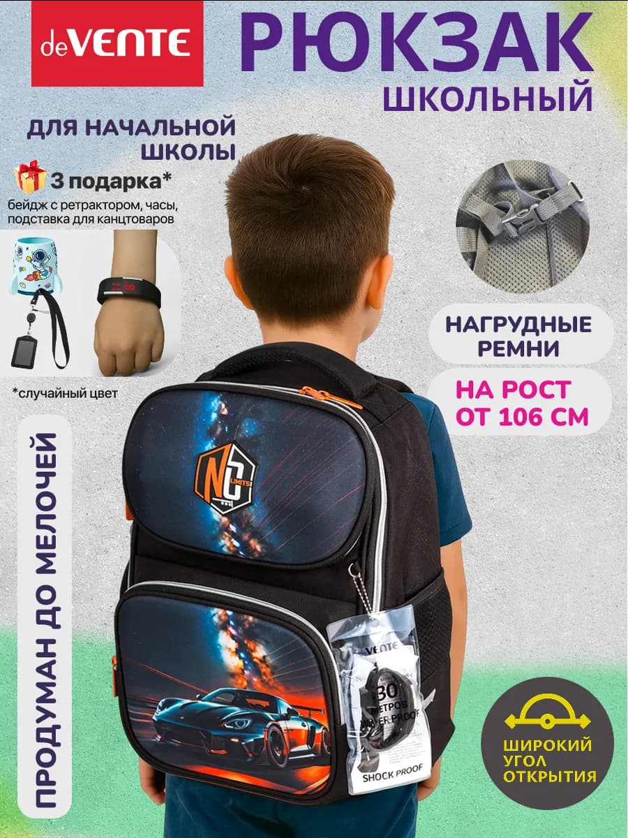 Рюкзак школьный для мальчика 1 класс ортопедический