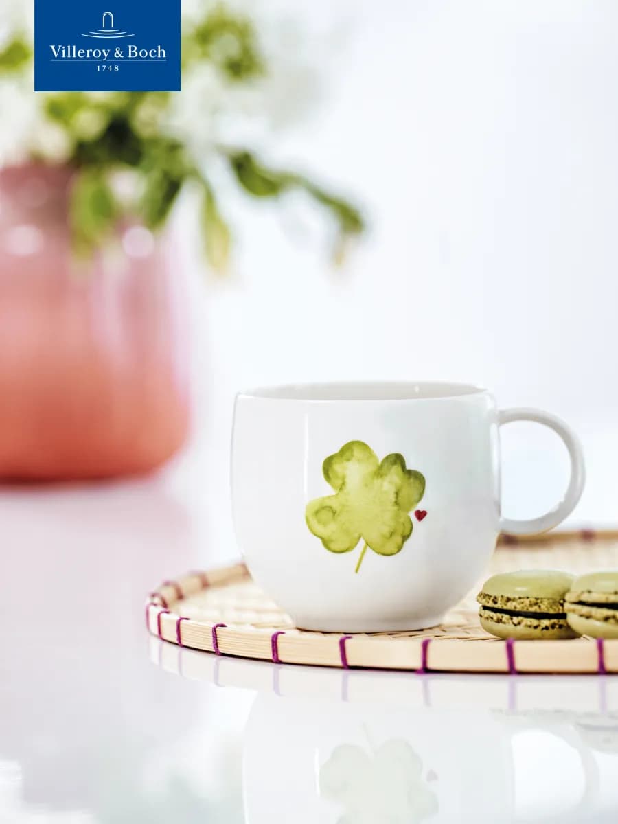 Кружка 350 мл Удачи, With Love, Премиум-Фарфор