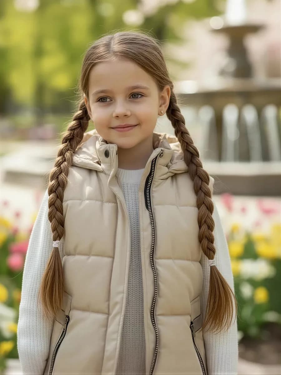 Жилетка детская утепленная безрукавка