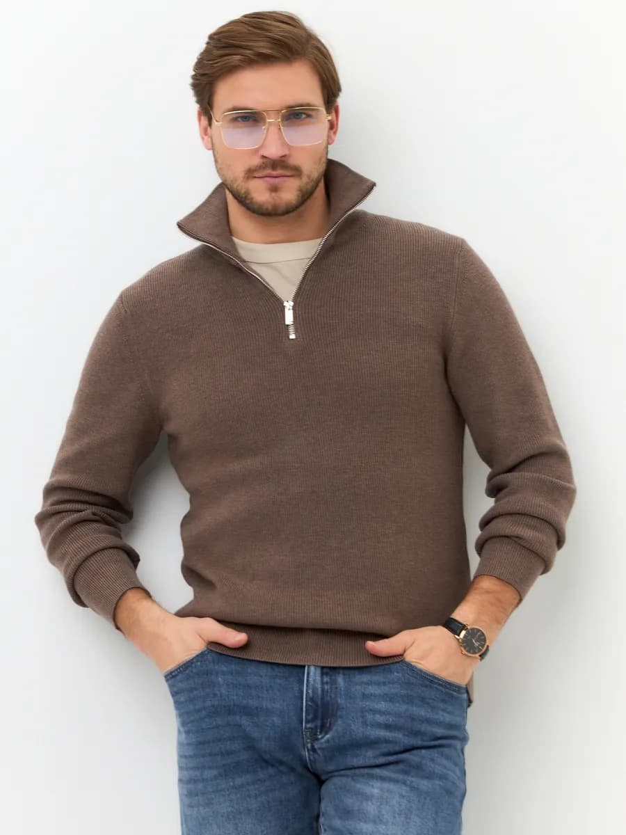 Джемпер на молнии кофта