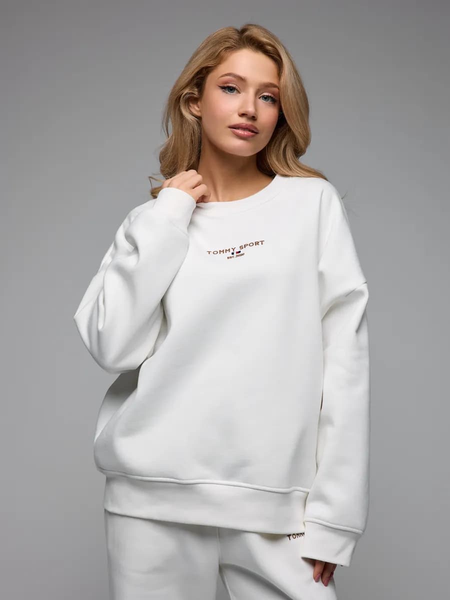 Свитшот оверсайз теплый с начесом