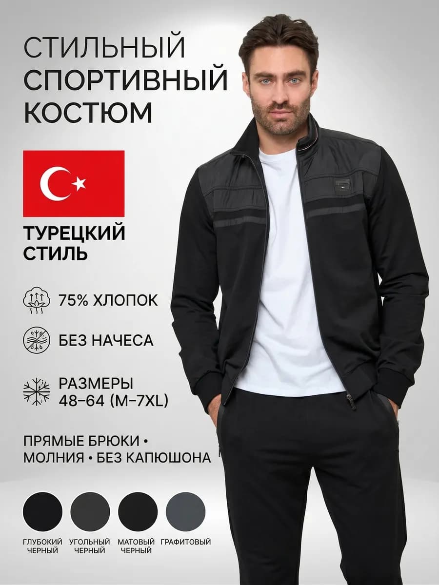 Спортивный костюм на молнии