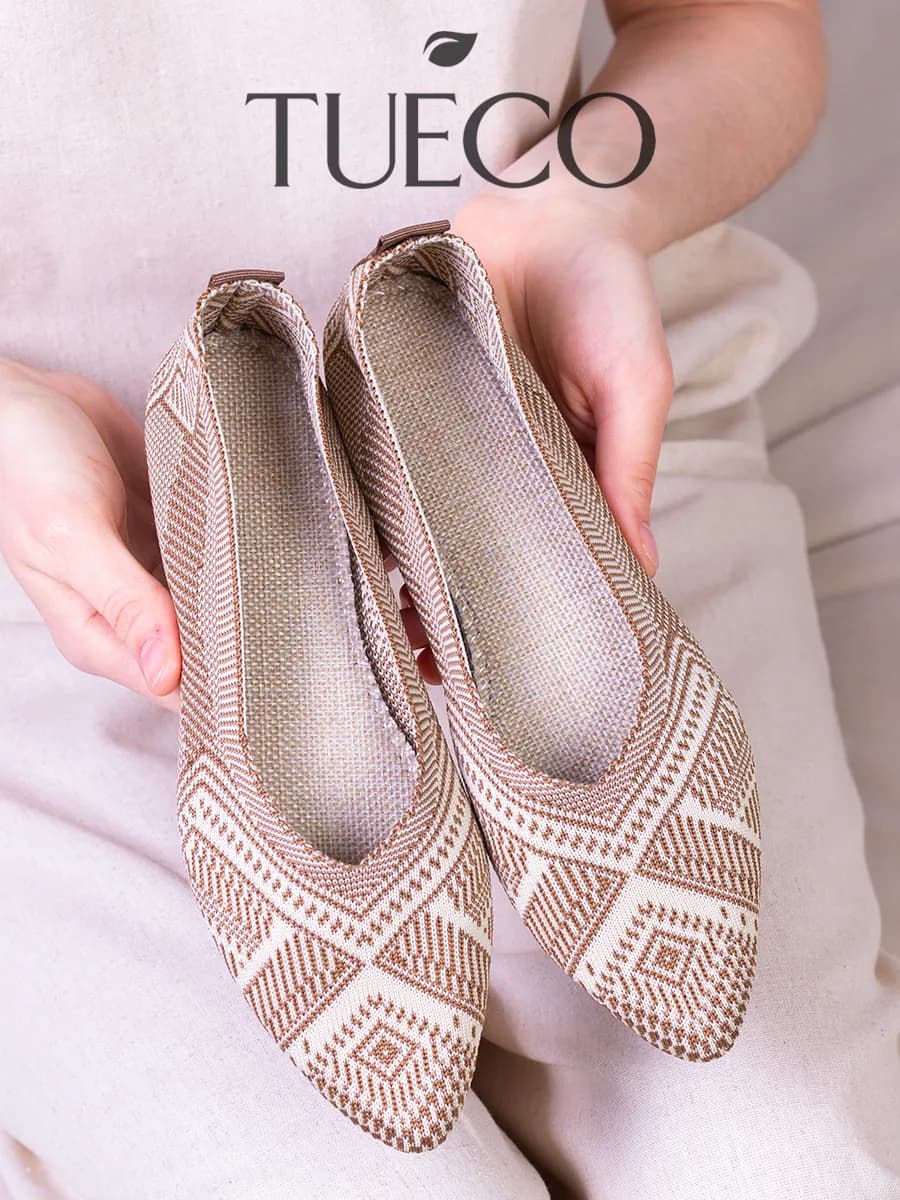 Эко балетки из натуральных материалов