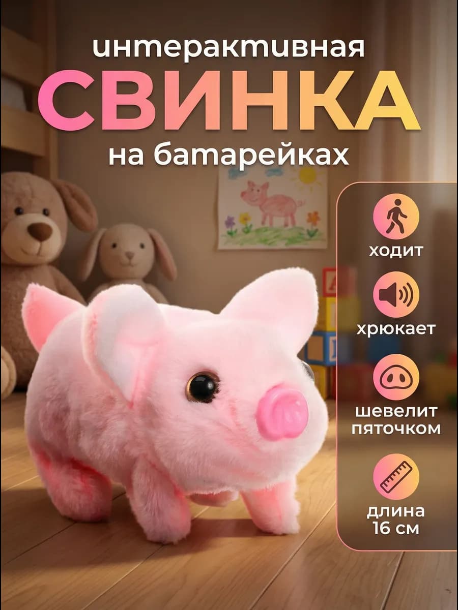 Свинка игрушка