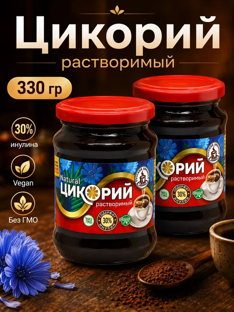 Цикорий Жидкий растворимый 330 гр 2 шт