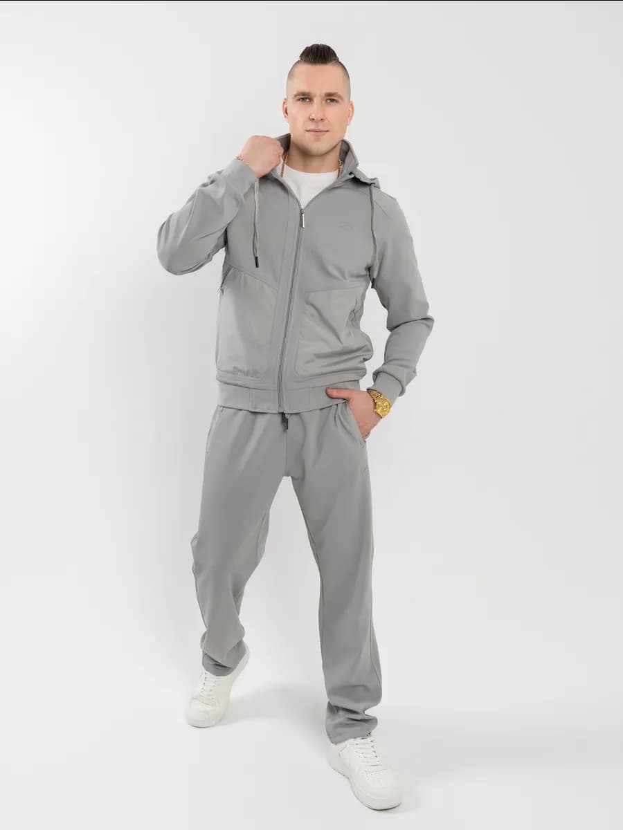Спортивный костюм мужской прямые брюки
