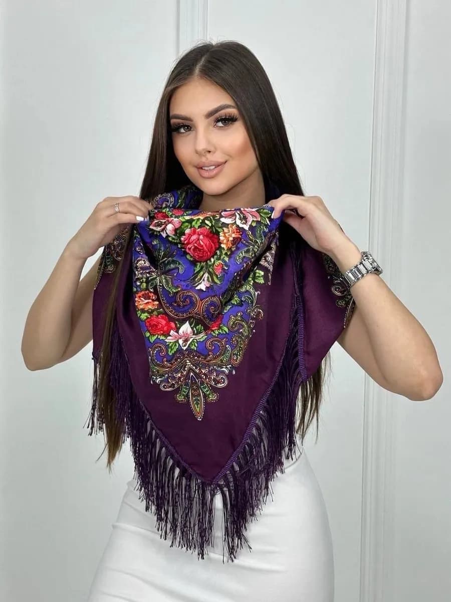 Платок женский на голову и на шею