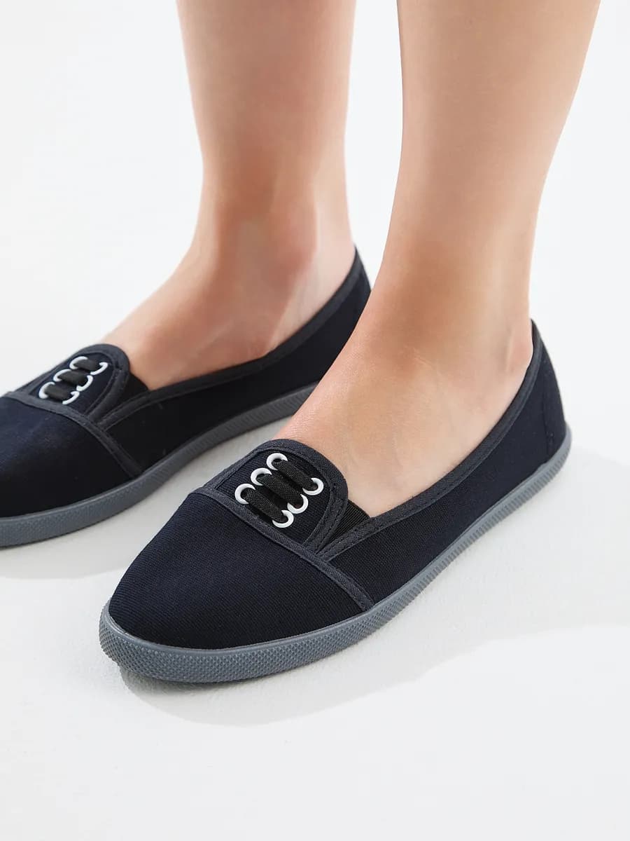 Балетки текстильные летние