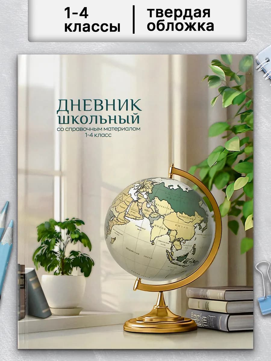 Дневник школьный 1 - 4 класс 48 л твердая обложка