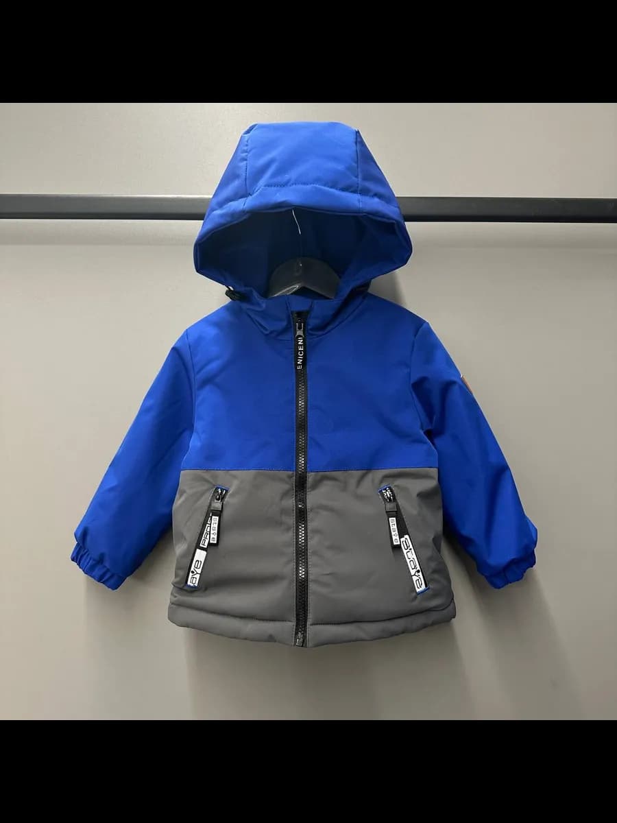 Куртка демисезонная утепленная с капюшоном