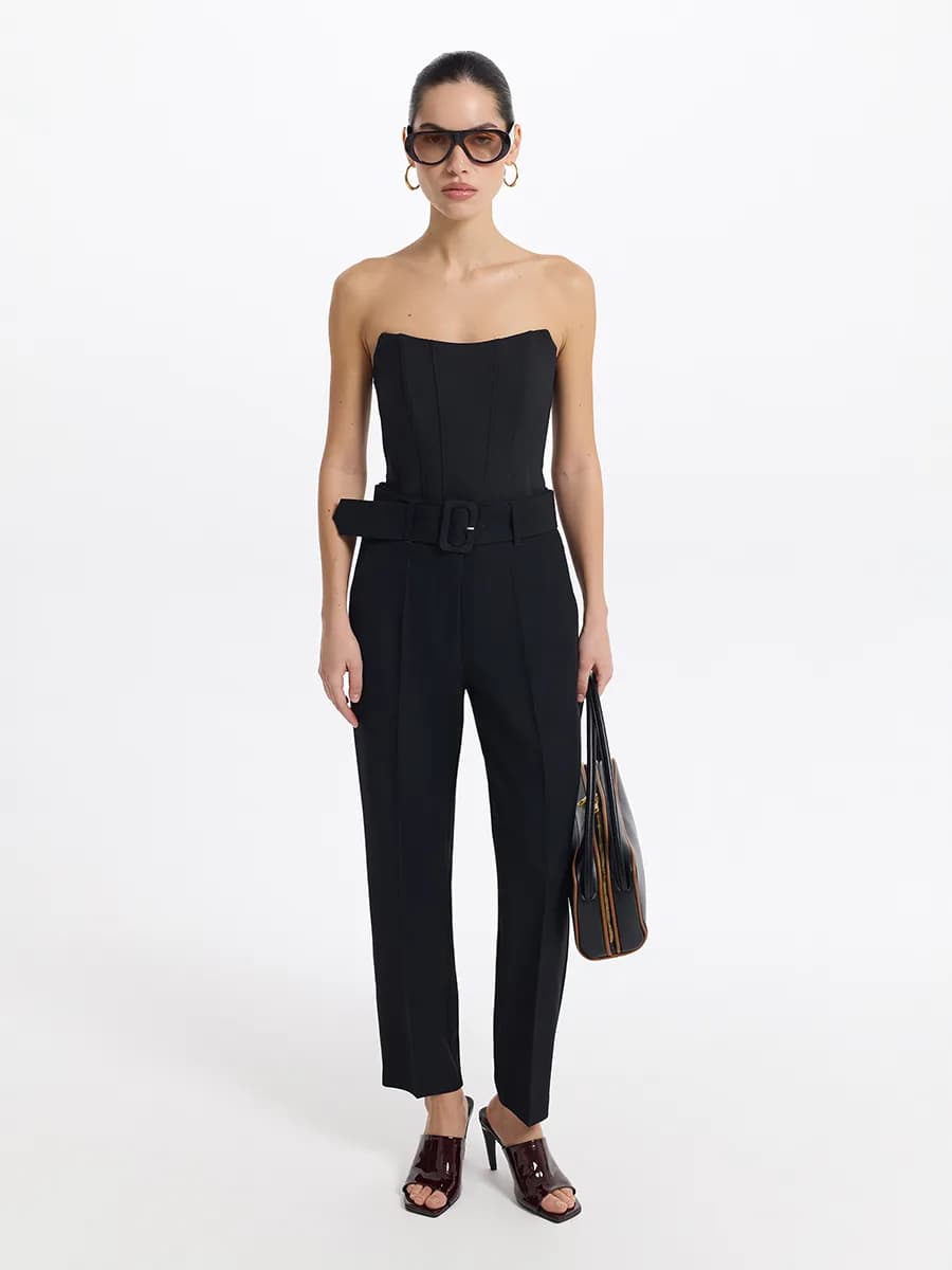 Брюки зауженного кроя с вискозой