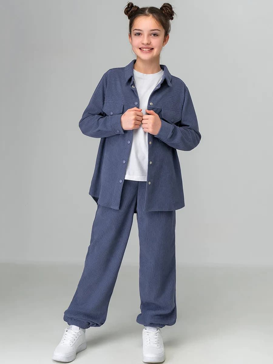 Костюм с брюками детский вельветовый