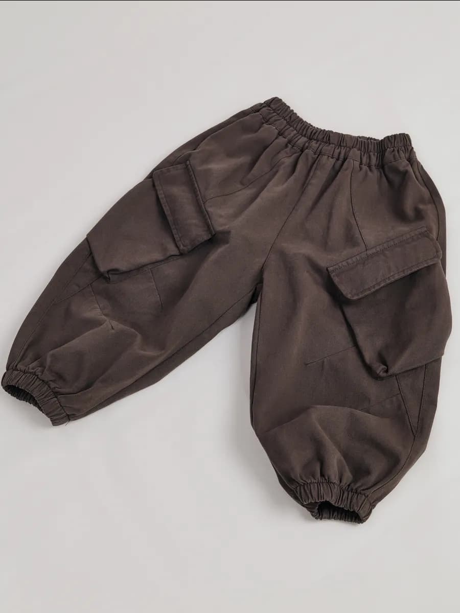 Брюки карго детские широкие свободные оверсайз