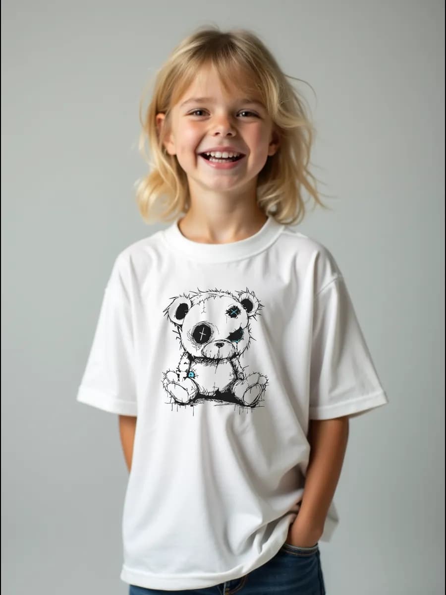 Футболка детская оверсайз с принтом