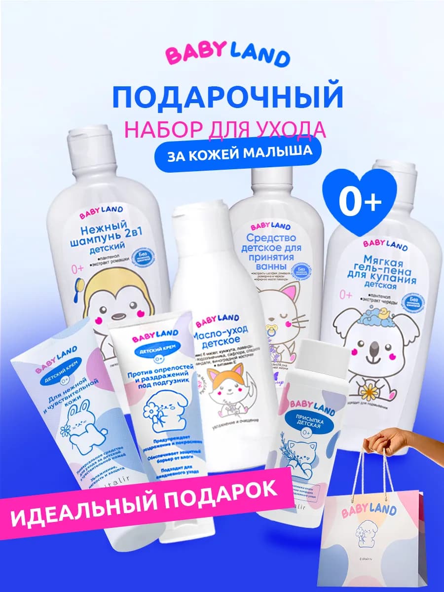 Косметический набор для ухода для мам и малышей Babyland