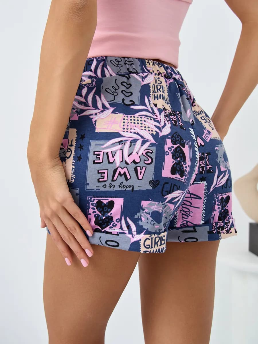 Домашние шорты хлопок короткие