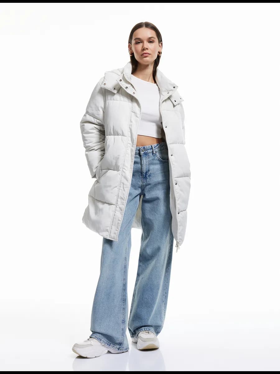 Пуховик женский удлиненный