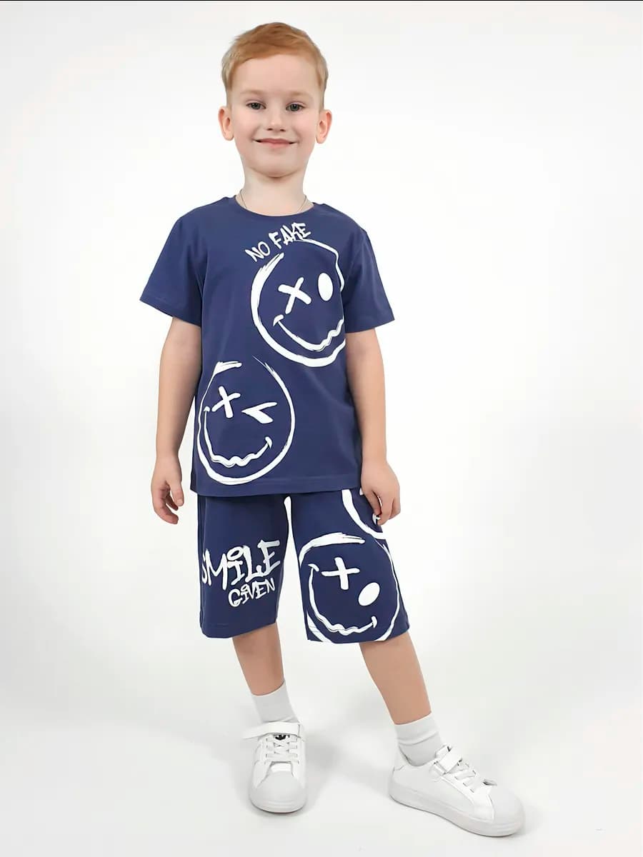 Костюм детский летний комплект с шортами