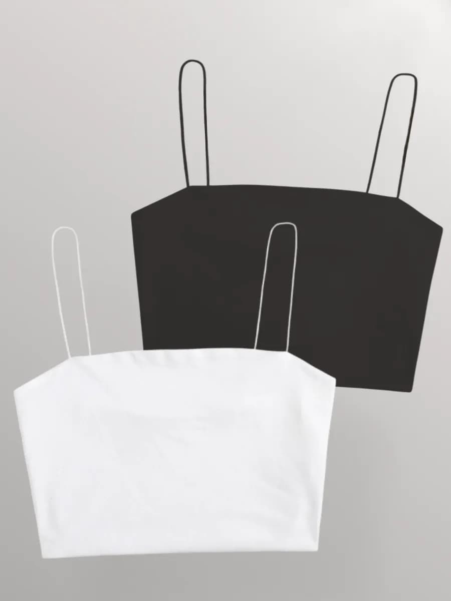 Топ набор на бретелях