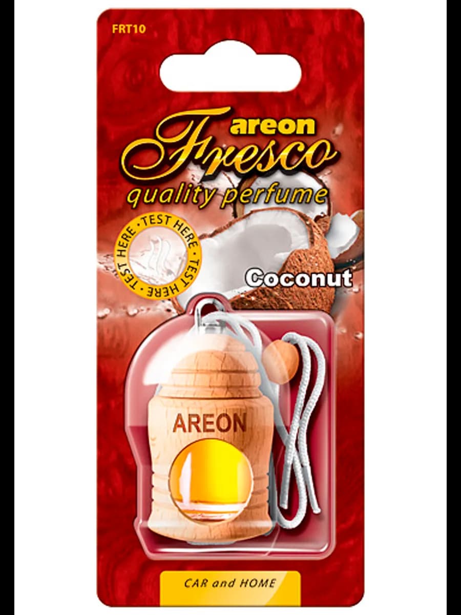 Ароматизатор на зеркало fresco бутылочка Coconut кокос